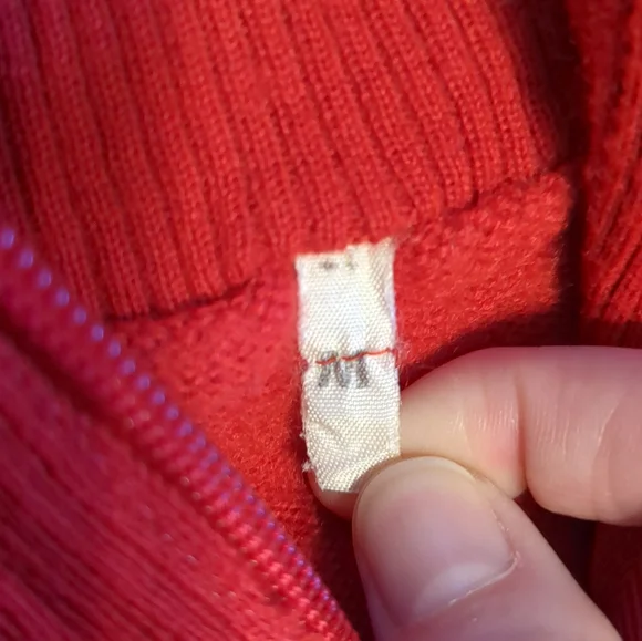 Vintage Italian Cycling Race Jersey Wool Quarter Zip Sweater Monza Italy Medium - Picture 4 of 8